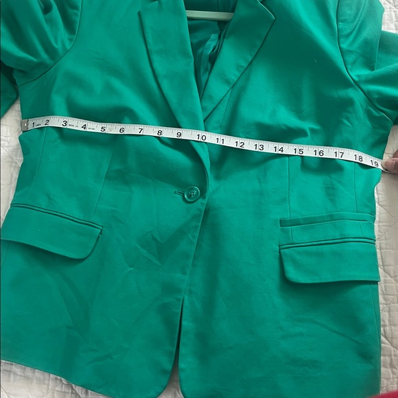 Liz Claiborne Emerald Green Blazer - Picture 6 of 6